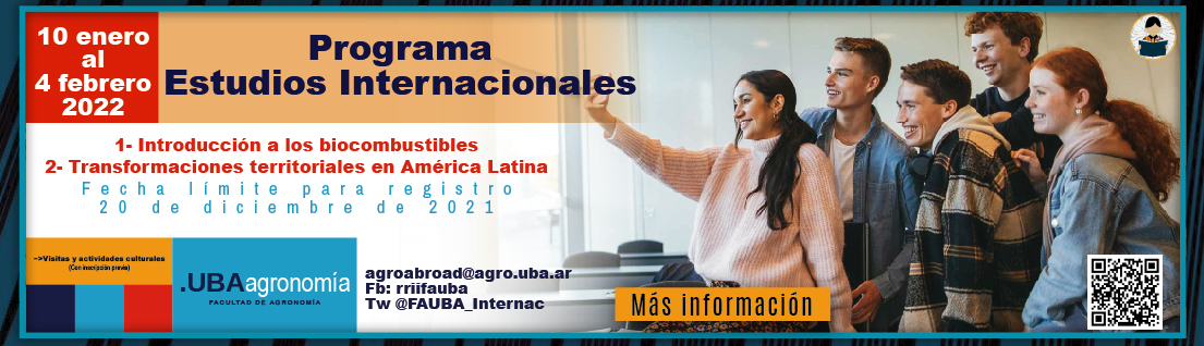 Programa de Estudios Internacionales -UBA, Agronomía-